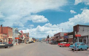 Panguitch Utah Street Scene, US Hwy 89 Vintage Postcard TT0059