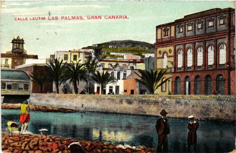 CPA LAS PALMAS Gran Canaria. Calle Leutim SPAIN (674107)