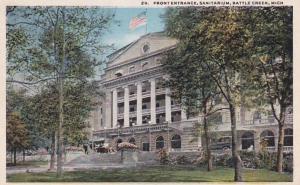 Michigan Battle Creek Sanitarium Front Entrance