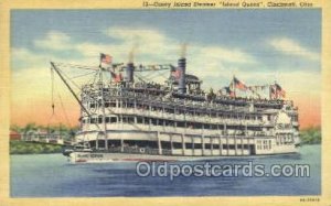 Island Queen Ferry Boats, Ship 1946 postal used 1946