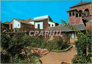 Postcard Modern Toledo El Greco House Garden