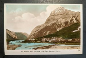 Mint Vintage Mt Stephen Field and Kicking Horse Pass Rockies Canada RPPC