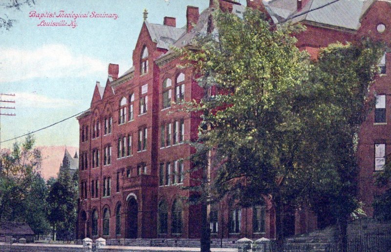 VINTAGE POSTCARD THE BAPTIST THEOLOGICAL SEMINARY AT LOUISVILLE N.Y. c. 1910