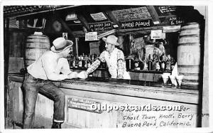 The Silver Dollar Bar, Ghost Town Knott's Berry Farm, Buena Park, California,...