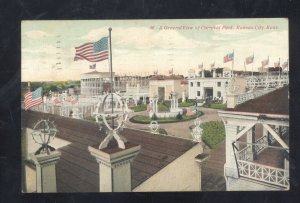 KANSAS CITY KANSAS CARNIVAL AMUSEMENT PARK VINTAGE ADVERTISING POSTCARD