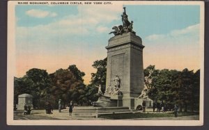 New York City - Maine Monument, Columbus Circle erected in 1913 ~ WB