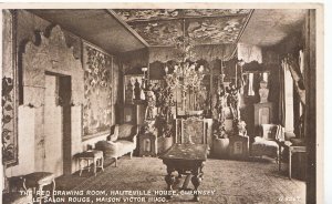 Channel Islands Postcard - Red Drawing Room - Hauteville House - Guernsey  SL668