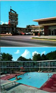 HOT SPRINGS, AR Arkansas   AVANELLE MOTOR LODGE c1950s  Cars  Roadside  Postcard