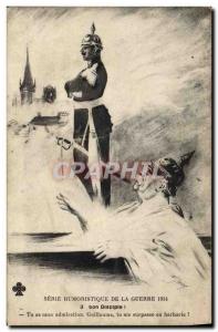 Old Postcard Militaria His disciple William