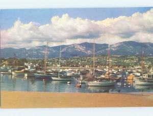 Pre-1980 HARBOR SCENE Santa Barbara California CA hp7537