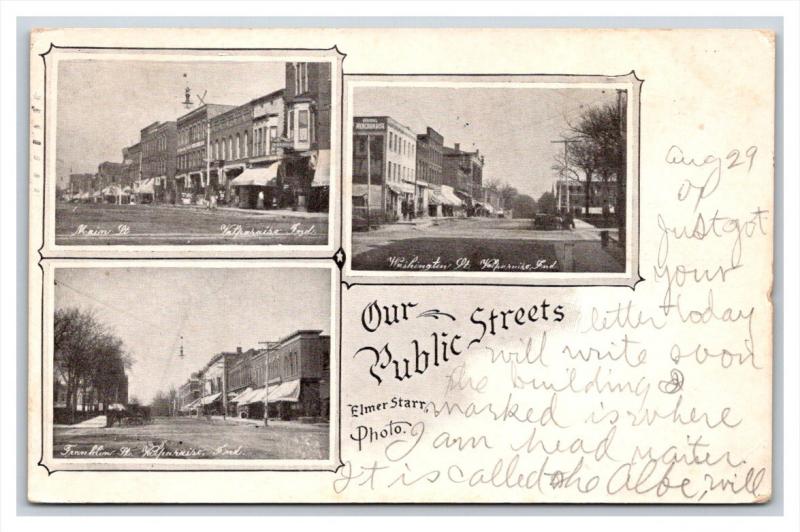 18795  IN Valparaiso Multi-view of Publis Streets