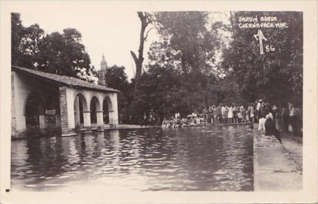 Mexico Cuernavaca Jardin Boror Real Photo