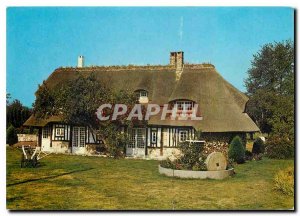 Modern Postcard Normandy Picturesque Chaumiere Normande