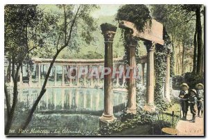 Old Postcard Parc Monceau The Colonnade