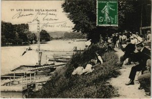 CPA JOINVILLE-le-PONT Les Bords de la Marne (65550)