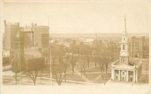 C-1910 New Haven Connecticut Hotel Taft Church RPPC real photo postcard 811