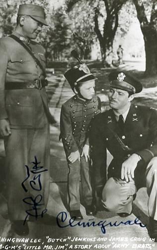 Autographed Chingwah Lee, Butch Jenkins & James Craig in MGM's Little Mr. ...