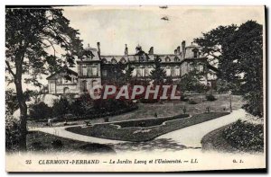 Old Postcard Clermont Ferrand Le Jardin Lecoq And & # 39Universite