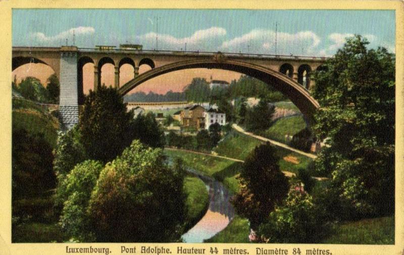 CPA Luxembourg Pont Adolphe (30665)