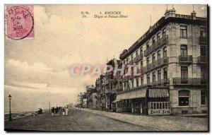 Old Postcard Belgium Knocke Digue Palace Hotel