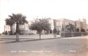 High School - Edinburg, Texas TX Postcard