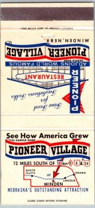 Matchbook Cover - Pioneer Village Minden NE Amusement 30 Strike MB173