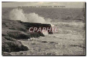 Old Postcard Effect of Waves