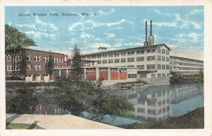 Island Woolen Mills, Baraboo, Wisconsin, 1937 Postcard, Unused