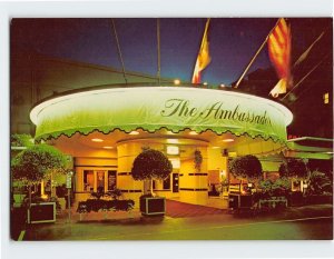 Postcard The Ambassador Hotel Los Angeles California USA