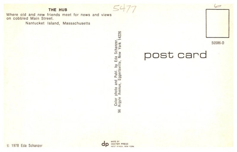 Massachusetts  Nantucket  The Hub