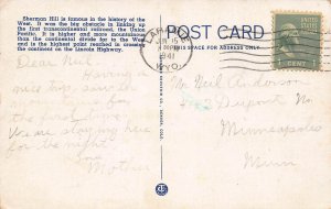 A Solid Granite Canyon, Sherman Hill, Wyoming, Early Postcard, Used in 1941