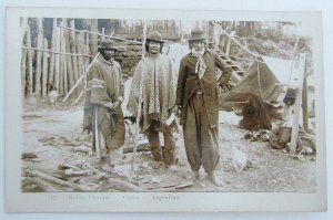 ARGENTINA INDIOS CHINIPIS DEL CHACO INDIANS ANTIQUE RPPC REAL PHOTO POSTCARD