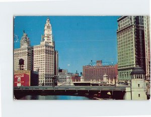 Postcard Chicago River Chicago Illinois USA