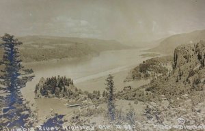 Columbia River Highway Real Photo Postcard RPPC Cross Dimmitt AZO