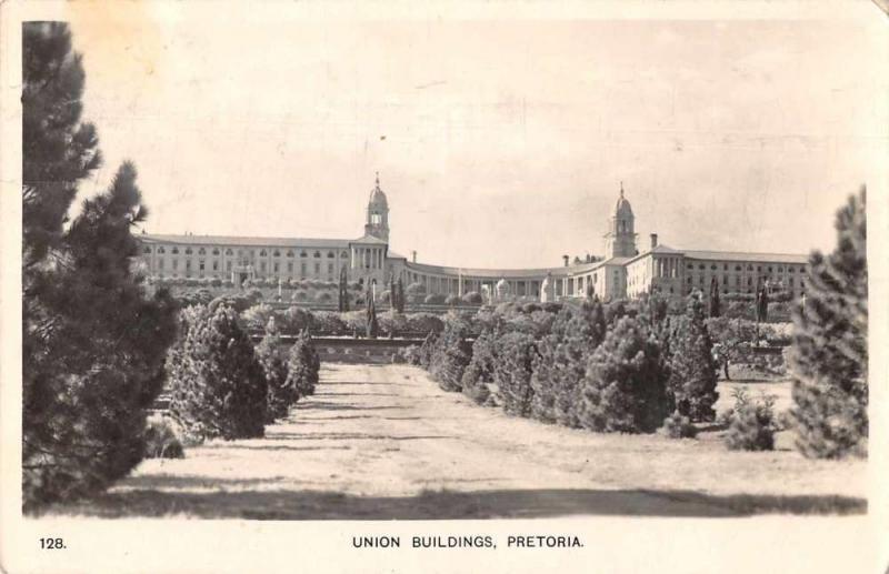 Pretoria South Africa Union Buildings Real Photo Antique Postcard J78936