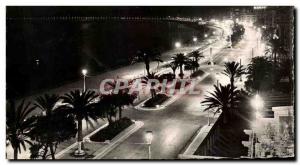 Old Postcard The Cote d & # 39Azur Nice Night