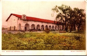 California Mission San Fernando Detroit Publishing