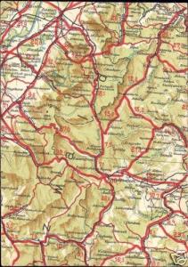 germany, FREUDENSTADT, Baden-Württemberg, MAP Postcard