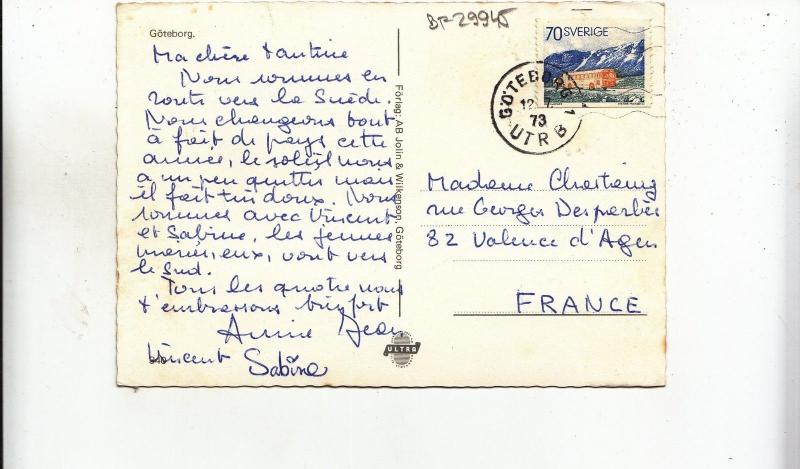 BF29945 goteborg sweden front/back image