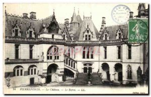 Old Postcard Pierrefonds Chateau Le Befroi