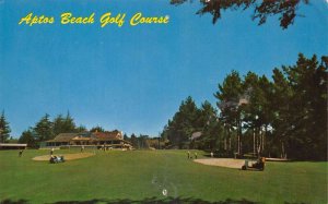 Rio del Mar California Aptos Beach Golf Course Vintage Postcard AA87500
