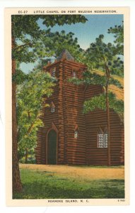 NC - Roanoke Island. Fort Raleigh, Little Chapel