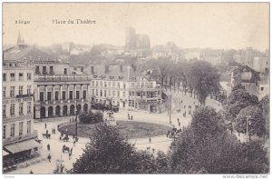 LIEGE, Belgium; Place du Theatre, 00-10s