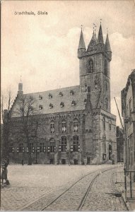 Netherlands Sluis Stadhuis Vintage Postcard B119