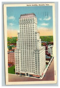 Vintage 1939 Postcard Sterick Building & Downtown Memphis Tennessee