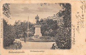 Lot125   hungary  szekesfehervar vorosmarty statue