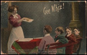 classroom postcard: Gee Whiz