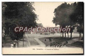 Postcard Old Versailles Avenue De Sceaux