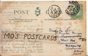 Genealogy Postcard - Saukey - Smeaton Terrace, West Hoe, Plymouth, Devon - 5750A