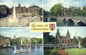 Groeten Uit Amsterdam Netherlands Unused 